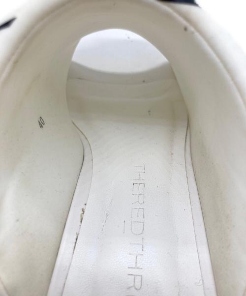 THEREDTHREAD（ザレッドスレッド）THEREDTHREAD (ザレッドスレッド) script chunky slides white ホワイト サイズ:40の古着・服飾アイテム