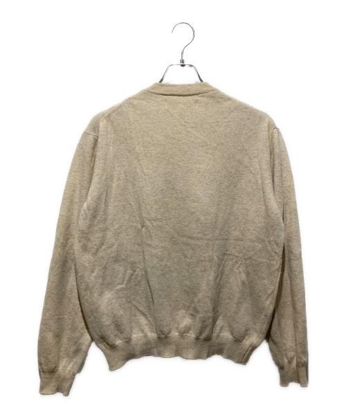 COMME des GARCONS SHIRT（コムデギャルソンシャツ）COMME des GARCONS SHIRT (コムデギャルソンシャツ) パッチワークデザインニット ベージュ×ブルー サイズ:Mの古着・服飾アイテム