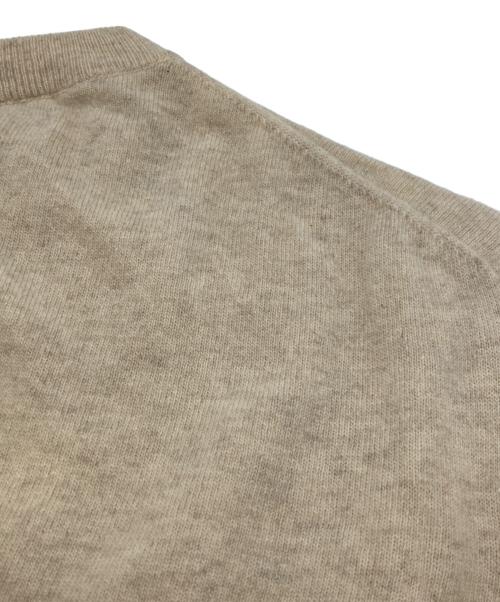 COMME des GARCONS SHIRT（コムデギャルソンシャツ）COMME des GARCONS SHIRT (コムデギャルソンシャツ) パッチワークデザインニット ベージュ×ブルー サイズ:Mの古着・服飾アイテム