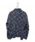 RATS (ラッツ) SPIDERWEB PRINT FLANNEL SHIRT ブラック×ホワイト サイズ:L：7000円