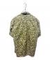stussy (ステューシー) 総柄半袖シャツ グリーン×ベージュ サイズ:Ｍ：6000円