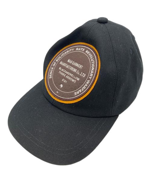 RATS（ラッツ）RATS (ラッツ) BIG PATCH DAD CAP ブラックの古着・服飾アイテム
