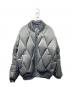 BAL（バル）の古着「DIAMOND QUILTED DOWN BOMBER JACKET」｜グレー