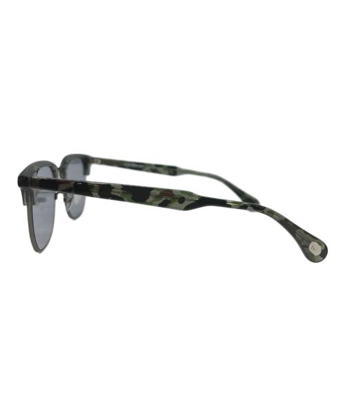 A BATHING APE（アベイシングエイプ）A BATHING APE (アベイシングエイプ) SUNGLASSES #18/サングラス カーキ サイズ:52□21の古着・服飾アイテム