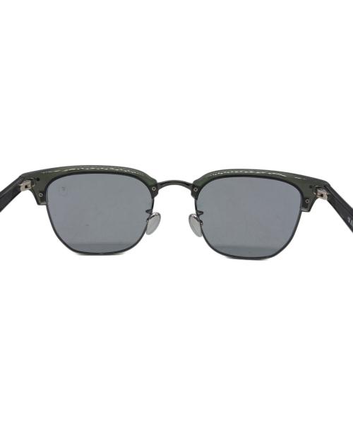 A BATHING APE（アベイシングエイプ）A BATHING APE (アベイシングエイプ) SUNGLASSES #18/サングラス カーキ サイズ:52□21の古着・服飾アイテム
