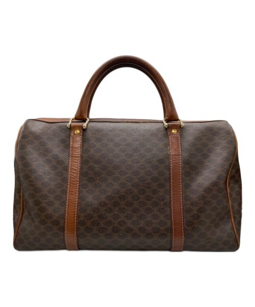 CELINE（セリーヌ）CELINE (セリーヌ) マカダム柄ミニボストンバッグ ブラウンの古着・服飾アイテム