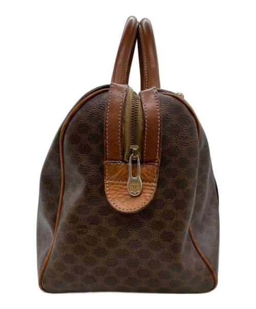 CELINE（セリーヌ）CELINE (セリーヌ) マカダム柄ミニボストンバッグ ブラウンの古着・服飾アイテム