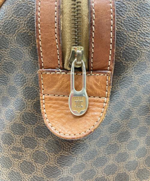 CELINE（セリーヌ）CELINE (セリーヌ) マカダム柄ミニボストンバッグ ブラウンの古着・服飾アイテム