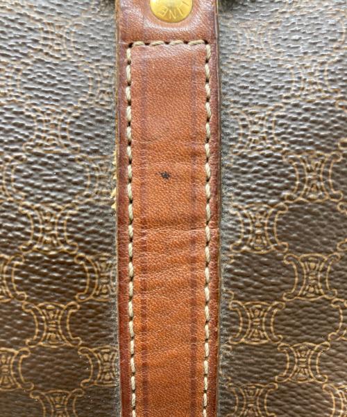 CELINE（セリーヌ）CELINE (セリーヌ) マカダム柄ミニボストンバッグ ブラウンの古着・服飾アイテム