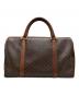 CELINE (セリーヌ) マカダム柄ミニボストンバッグ ブラウン：20000円