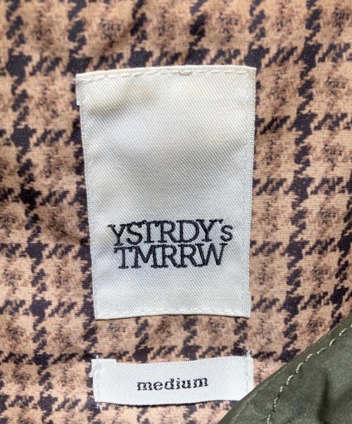 YSTRDY'S TMRRW（イエスタデイズトゥモロウ）YSTRDY'S TMRRW (イエスタデイズトゥモロウ) ナイロンジャケット カーキ サイズ:Ｍの古着・服飾アイテム