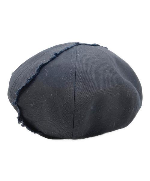 GROUND Y（グラウンドワイ）GROUND Y (グラウンドワイ) DAMAGED COTTON CASQUETTE ブラックの古着・服飾アイテム