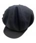 GROUND Y（グラウンドワイ）の古着「DAMAGED COTTON CASQUETTE」｜ブラック