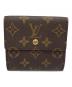 LOUIS VUITTON（ルイ ヴィトン）の古着「3つ折り財布」｜ブラウン