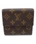 LOUIS VUITTON (ルイ ヴィトン) 3つ折り財布 ブラウン：22000円