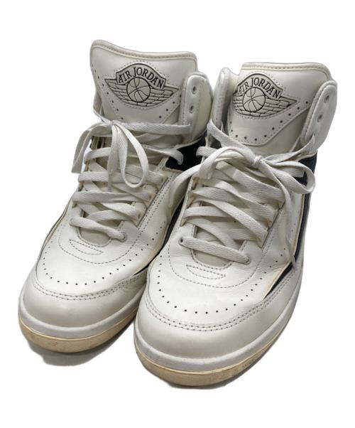 NIKE（ナイキ）NIKE (ナイキ) Air Jordan 2 Retro /ハイカットスニーカー ホワイト×ブラック サイズ:27.5cmの古着・服飾アイテム
