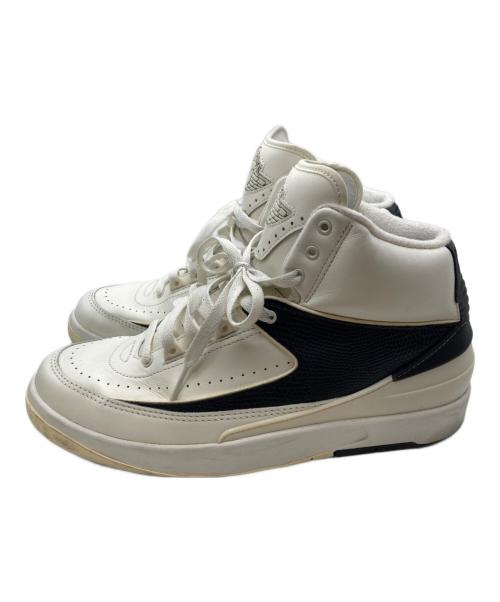 NIKE（ナイキ）NIKE (ナイキ) Air Jordan 2 Retro /ハイカットスニーカー ホワイト×ブラック サイズ:27.5cmの古着・服飾アイテム