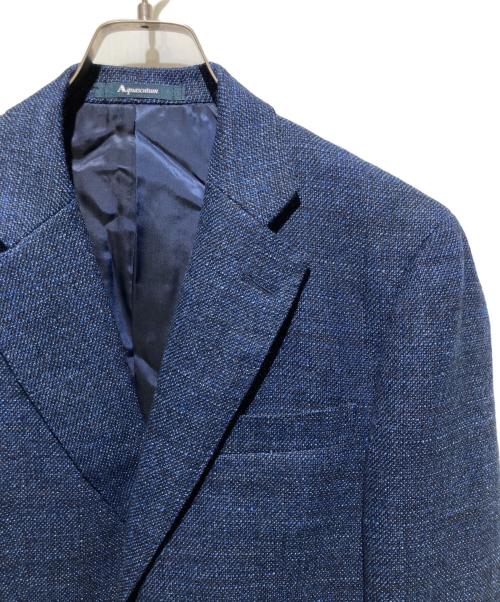 Aquascutum（アクアスキュータム）Aquascutum (アクアスキュータム) ブッチャージャケット ネイビー サイズ:38の古着・服飾アイテム