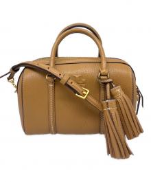 TORY BURCH（トリーバーチ）の古着「THEA MINI WEB SATCHEL 3WAYミニボストンバッグ」｜ブラウン