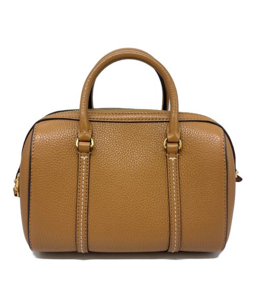 TORY BURCH（トリーバーチ）TORY BURCH (トリーバーチ) THEA MINI WEB SATCHEL 3WAYミニボストンバッグ ブラウンの古着・服飾アイテム