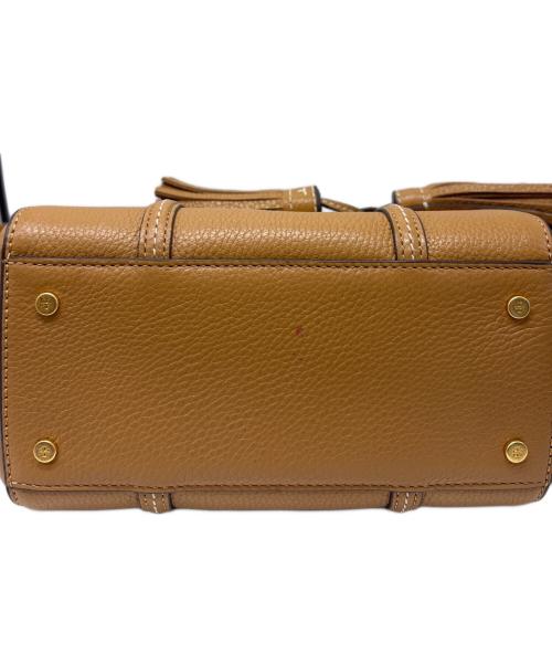 TORY BURCH（トリーバーチ）TORY BURCH (トリーバーチ) THEA MINI WEB SATCHEL 3WAYミニボストンバッグ ブラウンの古着・服飾アイテム