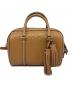 TORY BURCH (トリーバーチ) THEA MINI WEB SATCHEL 3WAYミニボストンバッグ ブラウン：15000円