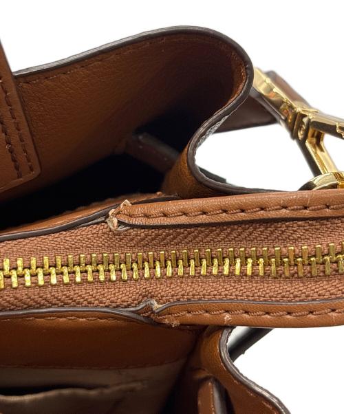 MICHAEL KORS（マイケルコース）MICHAEL KORS (マイケルコース) ハンドバッグ ブラウンの古着・服飾アイテム