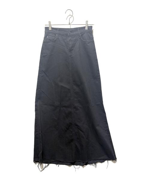 mother（マザー）mother (マザー) デニムマキシスカート ブラック サイズ:W27の古着・服飾アイテム