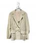 MEDITTERA（メディタラ）の古着「MEDI LINE LACE DOUBLE JACKET」｜アイボリー
