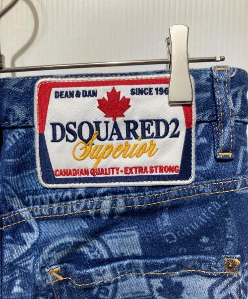 DSQUARED2（ディースクエアード）DSQUARED2 (ディースクエアード) 19AWSkater Jean インディゴ サイズ:46の古着・服飾アイテム