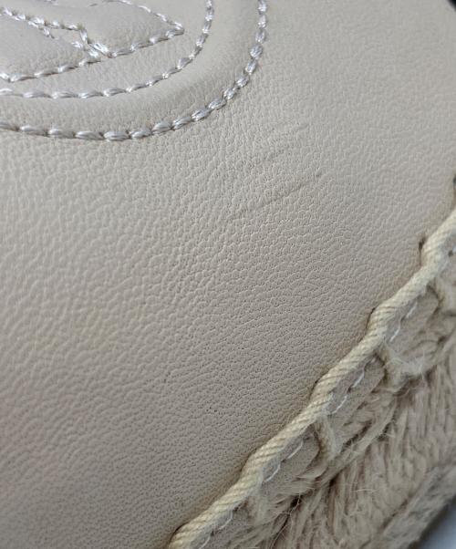 TORY BURCH（トリーバーチ）TORY BURCH (トリーバーチ) エスパドリーユスリッポン アイボリー サイズ:US6の古着・服飾アイテム