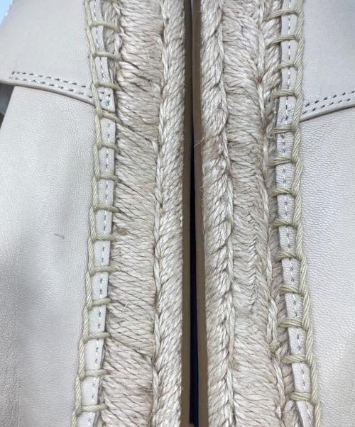 TORY BURCH（トリーバーチ）TORY BURCH (トリーバーチ) エスパドリーユスリッポン アイボリー サイズ:US6の古着・服飾アイテム
