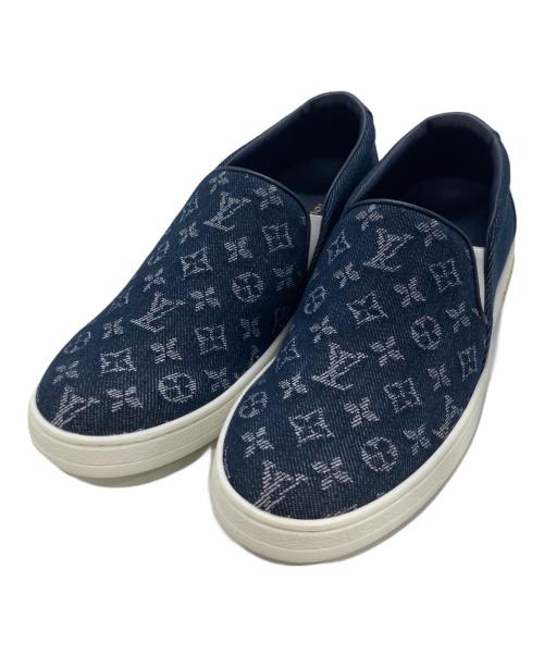 LOUIS VUITTON（ルイ ヴィトン）LOUIS VUITTON (ルイ ヴィトン) スリッポン ネイビー サイズ:36 1/2の古着・服飾アイテム