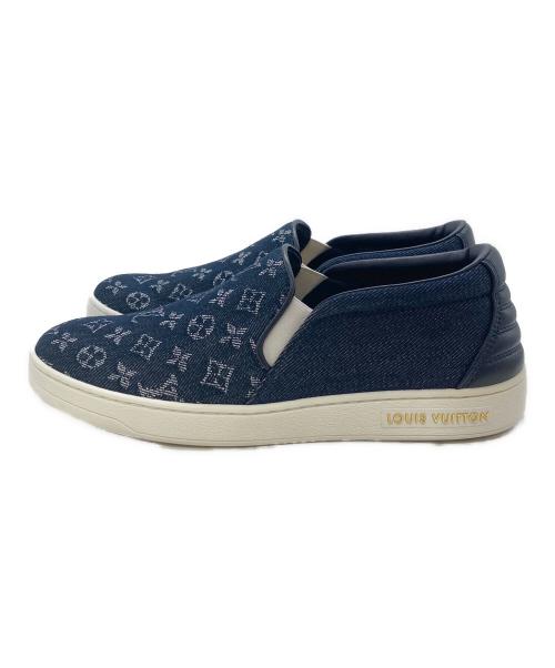 LOUIS VUITTON（ルイ ヴィトン）LOUIS VUITTON (ルイ ヴィトン) スリッポン ネイビー サイズ:36 1/2の古着・服飾アイテム