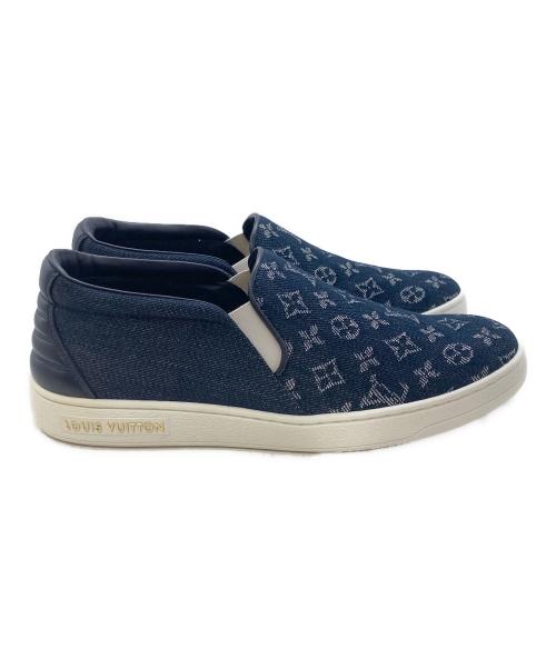 LOUIS VUITTON（ルイ ヴィトン）LOUIS VUITTON (ルイ ヴィトン) スリッポン ネイビー サイズ:36 1/2の古着・服飾アイテム