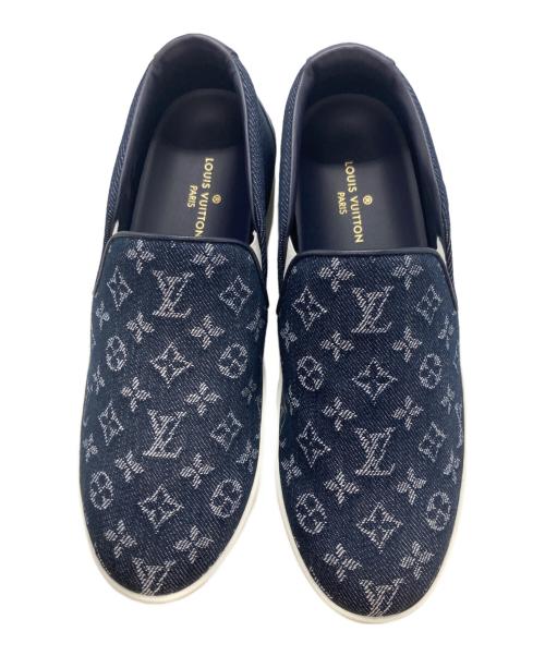 LOUIS VUITTON（ルイ ヴィトン）LOUIS VUITTON (ルイ ヴィトン) スリッポン ネイビー サイズ:36 1/2の古着・服飾アイテム