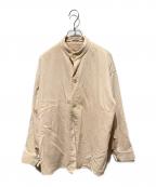 AURALEEオーラリー）の古着「WASHED SHANKAR WIDE CORDUROY OVER SHIRTS」｜ベージュ