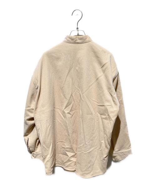 AURALEE（オーラリー）AURALEE (オーラリー) WASHED SHANKAR WIDE CORDUROY OVER SHIRTS ベージュ サイズ:1の古着・服飾アイテム