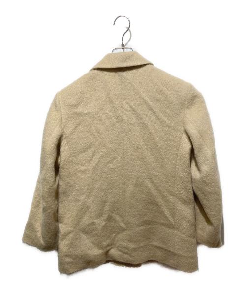 MACPHEE（マカフィー）MACPHEE (マカフィー) モヘヤシャギー ダブルブレストジャケット ベージュ サイズ:36の古着・服飾アイテム