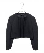 COMME des GARCONSコムデギャルソン）の古着「デザインクロップドジャケット」｜ブラック