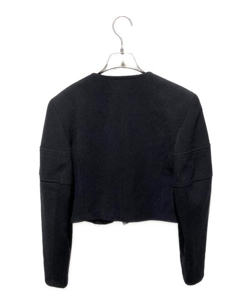 COMME des GARCONS（コムデギャルソン）COMME des GARCONS (コムデギャルソン) デザインクロップドジャケット ブラック サイズ:Mの古着・服飾アイテム