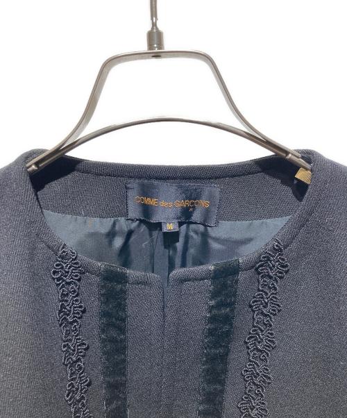 COMME des GARCONS（コムデギャルソン）COMME des GARCONS (コムデギャルソン) デザインクロップドジャケット ブラック サイズ:Mの古着・服飾アイテム