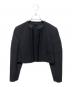 COMME des GARCONS（コムデギャルソン）の古着「デザインクロップドジャケット」｜ブラック
