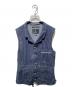 NIGEL CABOURN（ナイジェルケーボン）の古着「NOTCH LAPEL VEST」｜インディゴ