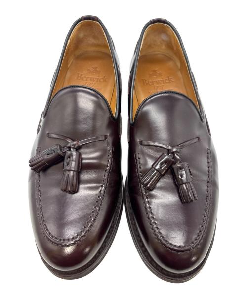 berwick（バーウィック）berwick (バーウィック) Suede Tassel Loafer ブラウン サイズ:7の古着・服飾アイテム