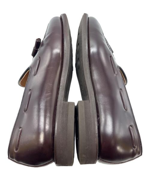 berwick（バーウィック）berwick (バーウィック) Suede Tassel Loafer ブラウン サイズ:7の古着・服飾アイテム