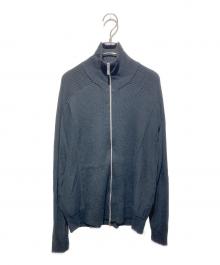 ARMANI EXCHANGE（アルマーニ エクスチェンジ）の古着「ドライバーズニット」｜ブラック