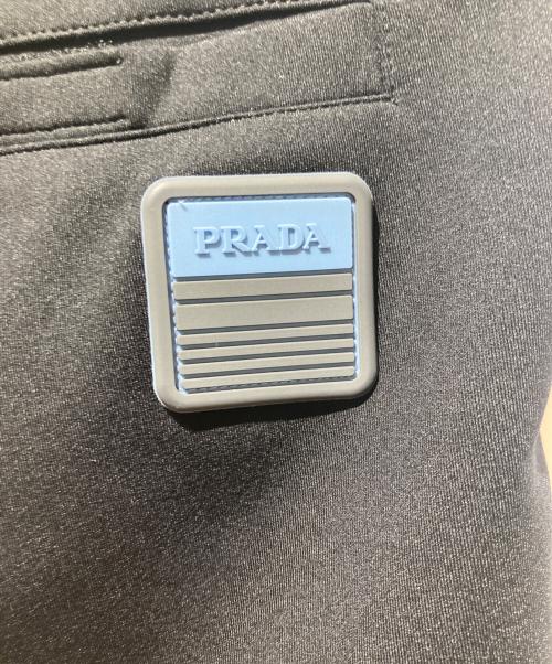 PRADA（プラダ）PRADA (プラダ) バックラバー トラウザーパンツ ブラック サイズ:Ｍの古着・服飾アイテム