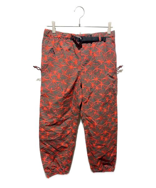NIKE ACG（ナイキエーシージー）NIKE ACG (ナイキエーシージー) AOP TRAIL PANT レッド サイズ:Ｓの古着・服飾アイテム