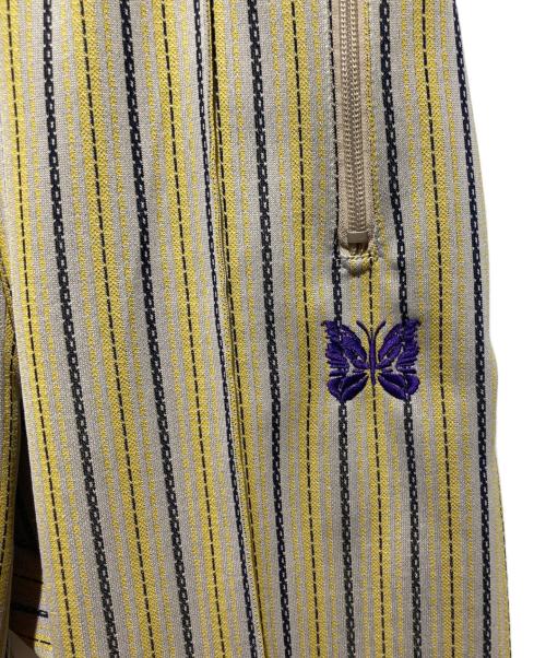 Needles（ニードルズ）Needles (ニードルズ) トラックパンツ グレー×イエロー サイズ:XSの古着・服飾アイテム